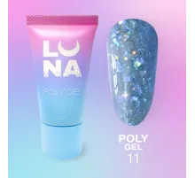 Полігель для нарощування Luna Poly Gel №11 в тюбику, 30 мл