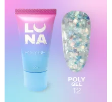 Luna Poly Gel No. 12 in a tube, 30 ml