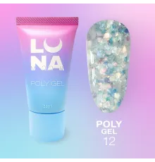 Luna Poly Gel No. 12 in a tube, 30 ml