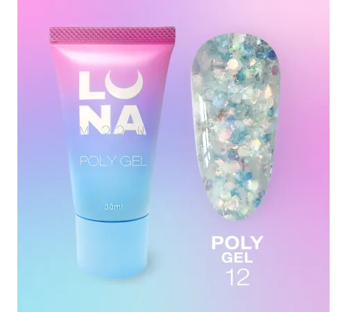 Luna Poly Gel No. 12 in a tube, 30 ml