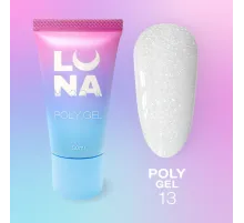 Полігель для нарощування Luna Poly Gel №13 в тюбику, 30 мл