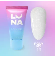 Luna Poly Gel No. 13 in a tube, 30 ml