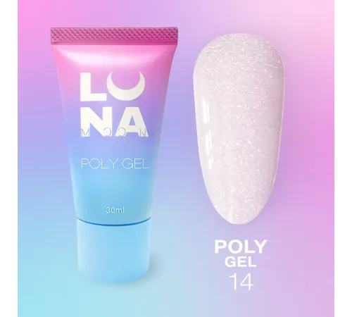 Luna Poly Gel No. 14 in a tube, 30 ml