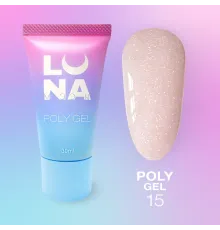 Luna Poly Gel No. 15 in a tube, 30 ml