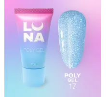 Полігель для нарощування Luna Poly Gel №17 в тюбику, 30 мл
