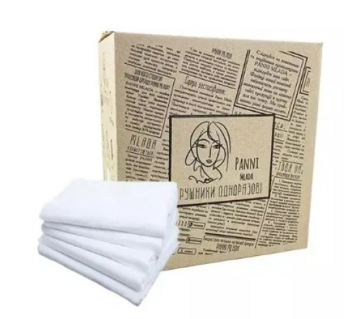Towels in a box Panni Mlada 40*70 mesh, 100 pcs