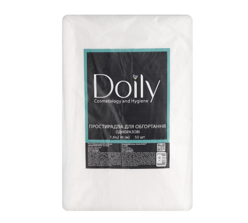 Sheets polyethylene transparent Doily 1.6x2.0 m, 50 pcs
