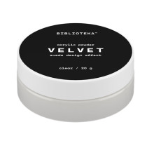 Акрилова пудра BIBLIOTEKA Acrylic Powder Velvet clear, прозора 20 г