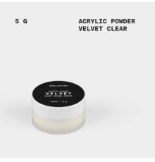 Acrylic powder BIBLIOTEKA Acrylic Powder Velvet clear, transparent 5 g
