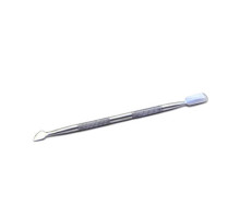 Pusher with a spatula for nails