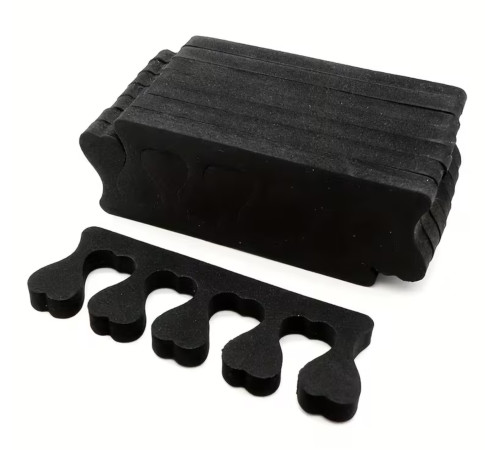 Pedicure Spacers 48 Pairs Black