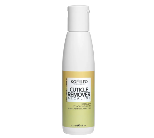 Cuticle remover Komilfo Alkaline, alkaline, 125 ml