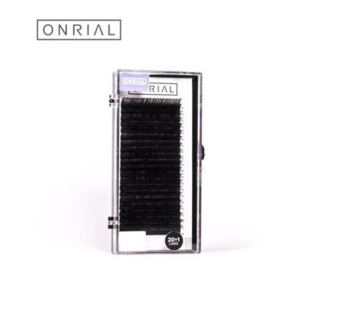 Eyelashes ONRIAL bend C 007 mix size 10-12-14 mm 21 rows