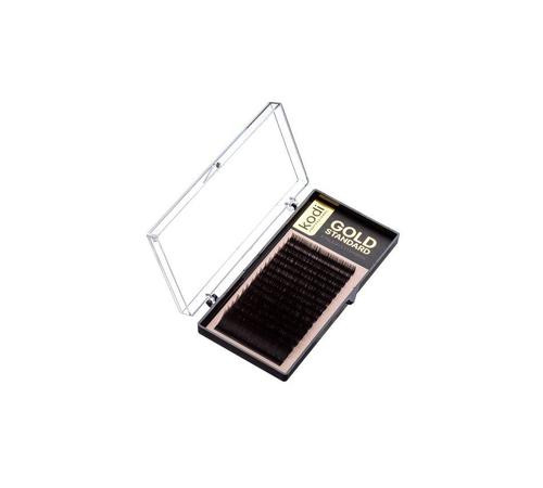 Eyelashes curve D 010 (16 rows: 13mm) Gold Standart