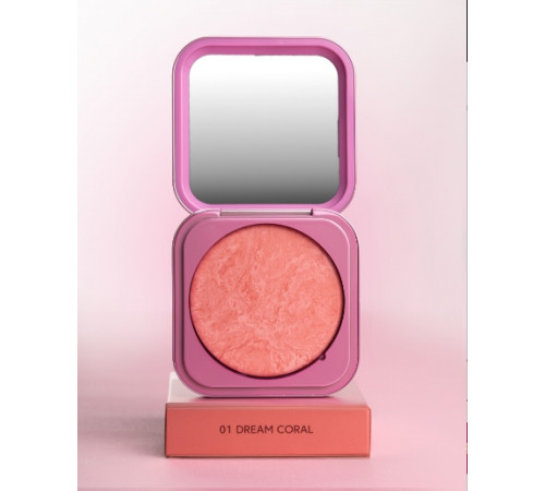 ZOLA Velvet Blush Glow 01 Dream Coral, coral dream