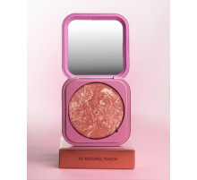 Рум'яна ZOLA Velvet Blush Glow 02 Natural Touch, природний дотик