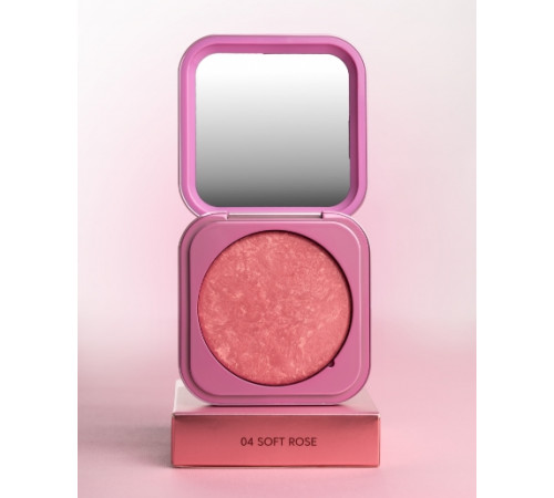 ZOLA Velvet Blush Glow 04 Soft Rose, delicate rose