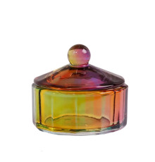 Glass monomer cup with a lid