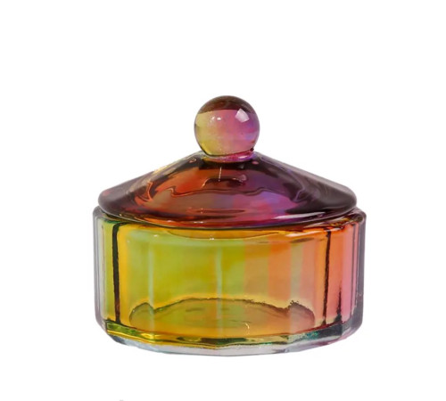 Glass monomer cup with a lid