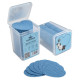 Lint-free napkins Designer Pink/Blue, heart in a plastic box, 200 pcs.