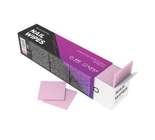 Lint-free napkins Staleks perforated, 400 pcs.