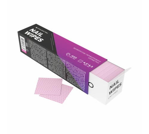 Lint-free napkins Staleks perforated, 400 pcs.
