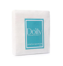 Napkins in a pack Doily 20x20 cm plain, 100 pcs