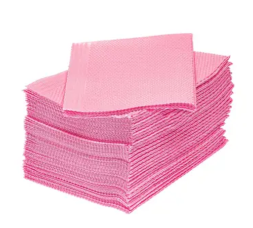 Laminated napkins 125 pcs pink three-ply