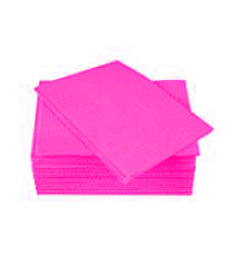 Laminated napkins 50 pcs pink three-ply