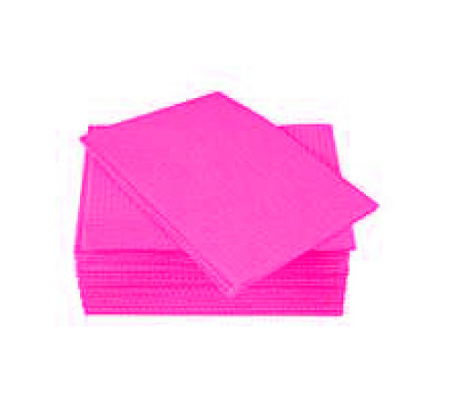 Laminated napkins 50 pcs pink three-ply