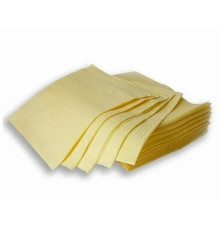 Napkins laminated 50 pcs yellow three-layer
