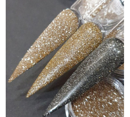 NailApex No. 2 gold reflective glitter