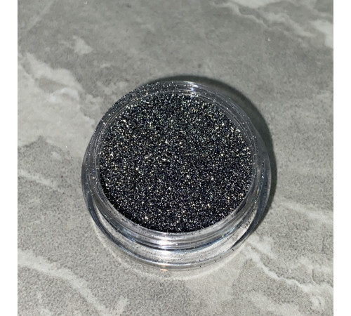 NailApex No. 6 reflective glitters are black