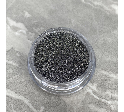 NailApex No. 6 reflective glitters are black