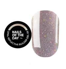 NAILSOFTHEDAY OPAL Reflective builder gel #05, beige, 15 ml
