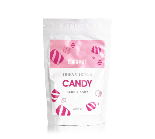 Scrub COURAGE Sugar Scrub Candy candy 250 ml, bag