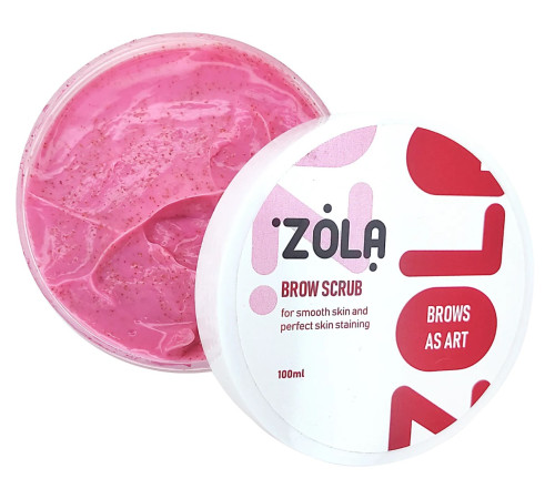 ZOLA eyebrow scrub pink 100 ml