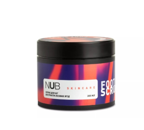 Foot scrub NUB Foot Care Scrub Wild Berries 300 ml