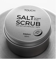 Hand scrub Touch Silver Line Salt Scrub Melon, melon, 120 ml