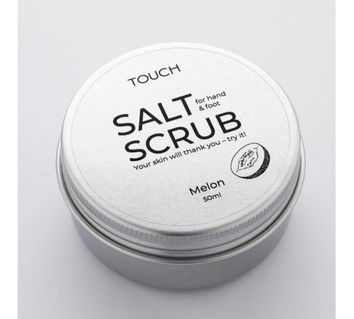 Touch Silver Line Salt Scrub Melon Hand Scrub, 50 ml