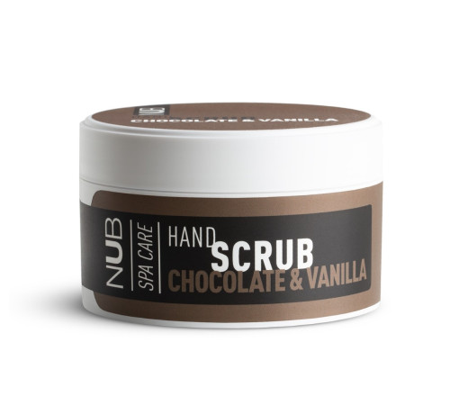 Scrub butter NUB SPA care Nourishing Hand Scrub Chocolate/Vanilla chocolate and vanilla, 200 ml
