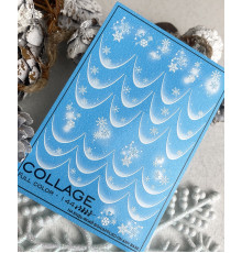 Slider design Collage 144 snowflakes