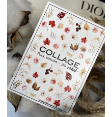Slider design Collage 39 flowers, twigs