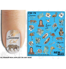Slider design CW 76 flowers, animals