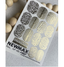 Slider design Foil NF 45 gold snake