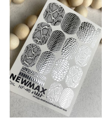 Slider design Foil NF 46 silver snake