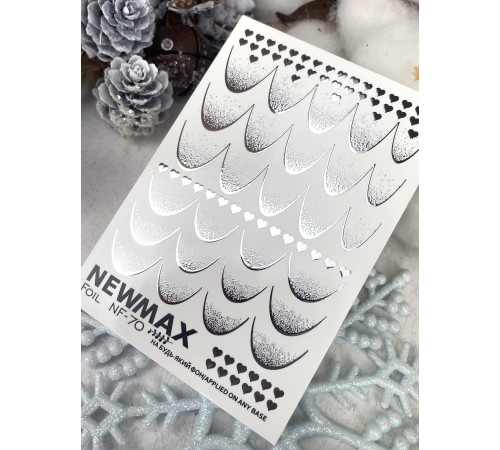 Slider design Foil NF 70 silver french