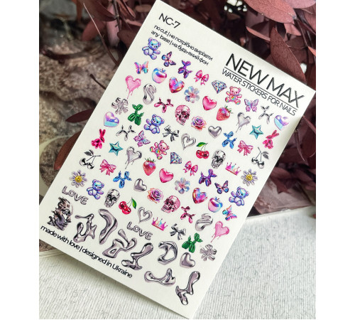 Slider design NewMax NC007 metal, without cutout