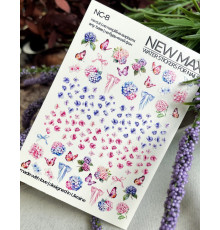 Slider design NewMax NC008 flowers, without cutting