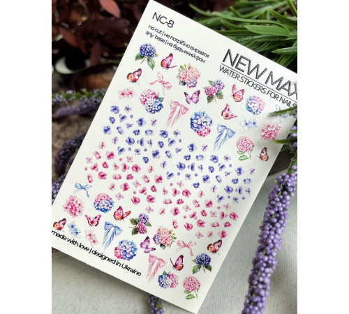 Slider design NewMax NC008 flowers, without cutting